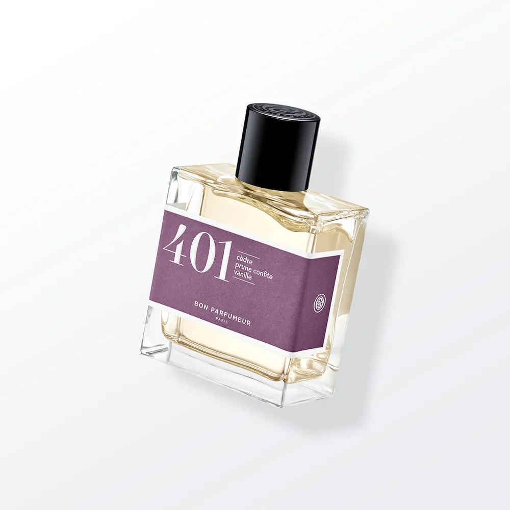401- Cedar, Candied plum, and Vanilla Eau de Parfum