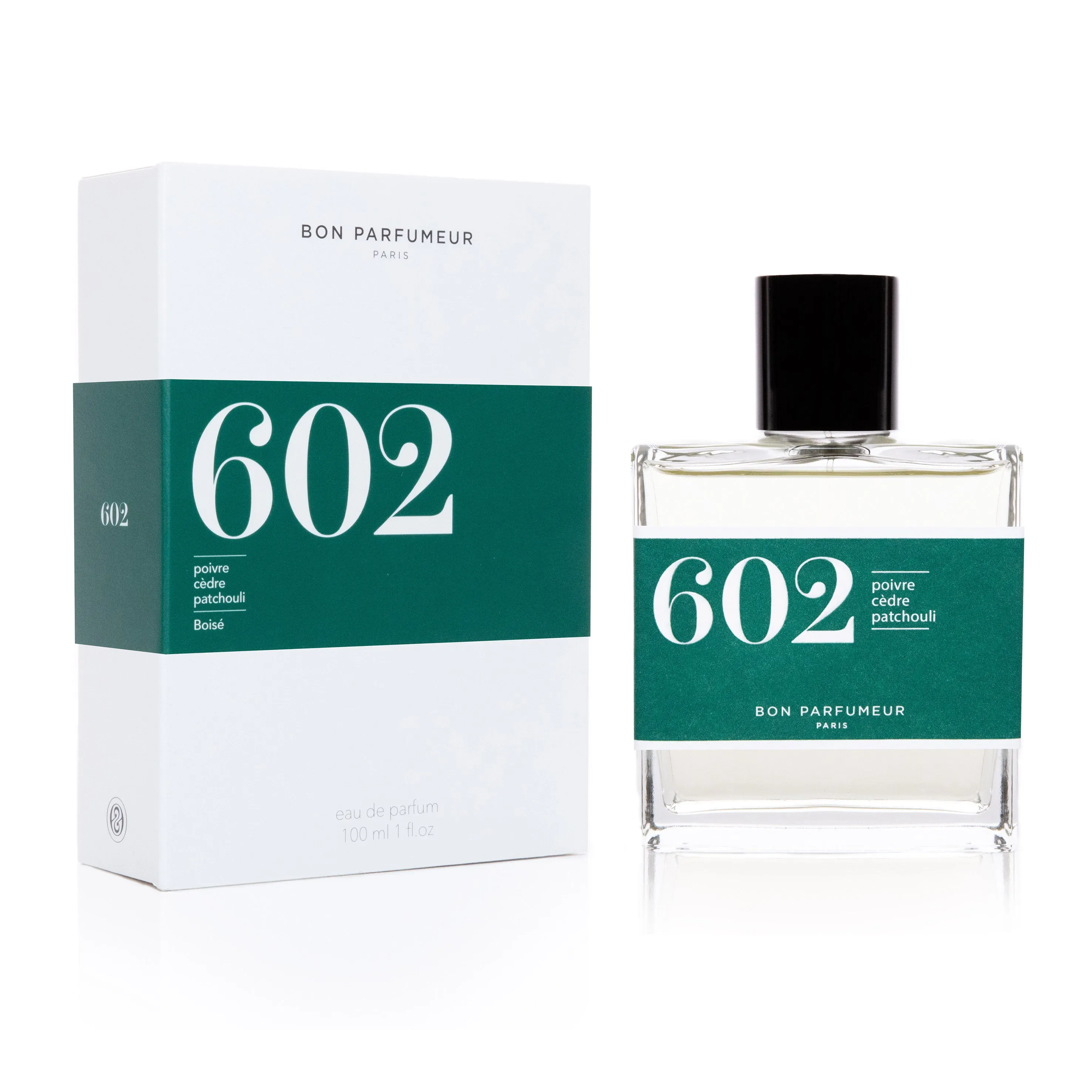 602- Black pepper, Cedar, and Patchouli Eau de Parfum