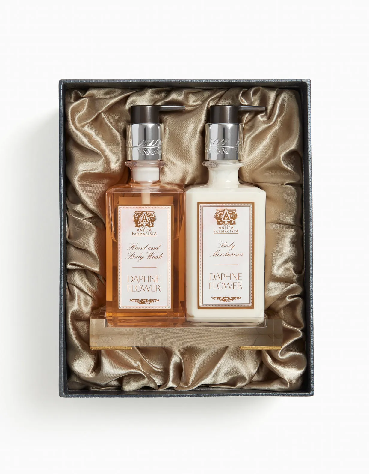 Acrylic Bath & Body Gift Set: Daphne Flower Antica Farmacista