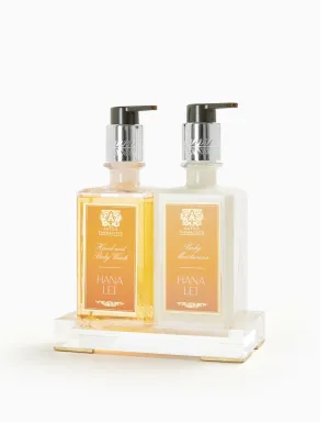 Acrylic Bath & Body Gift Set: Hana Lei Antica Farmacista