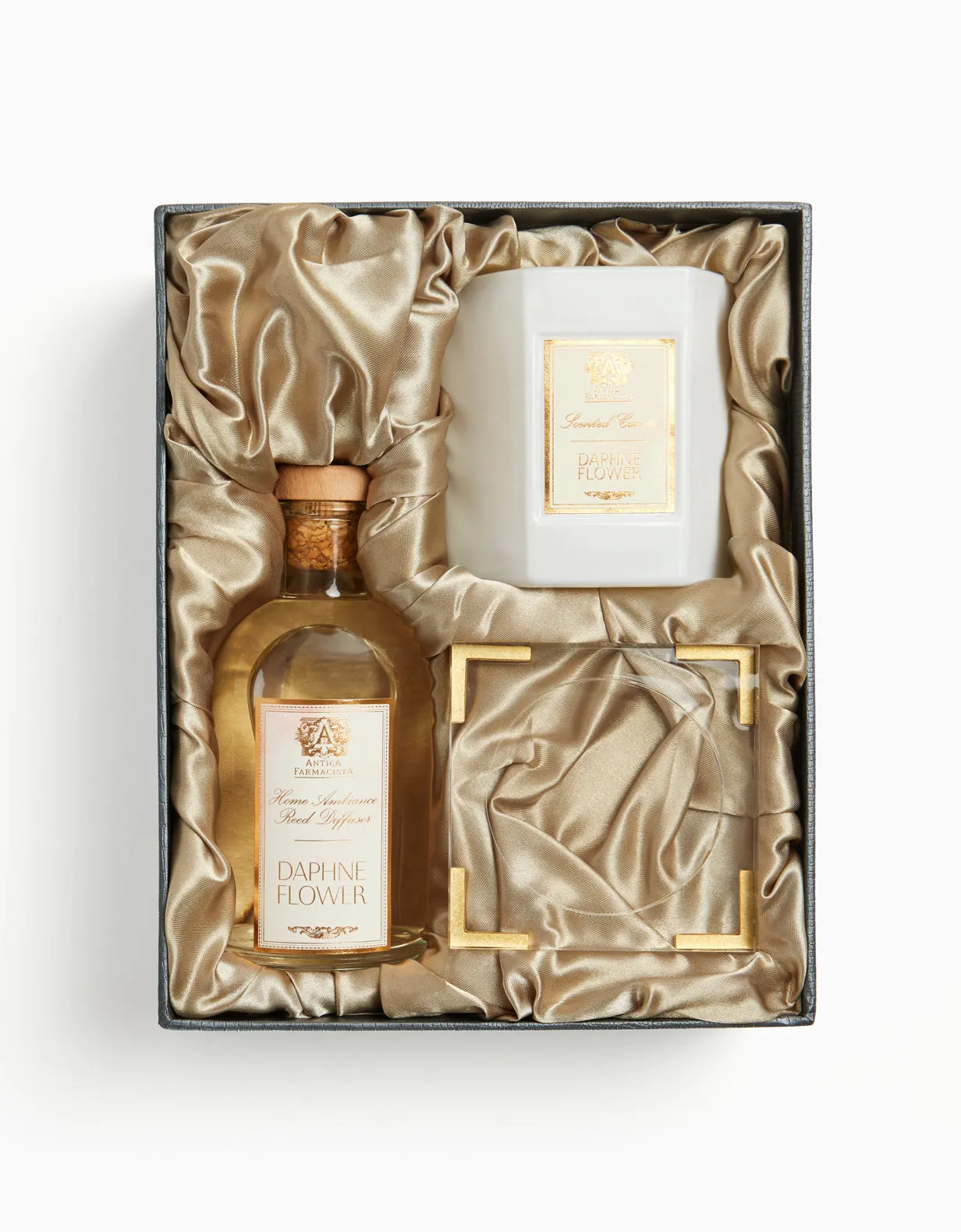 Acrylic Home Ambiance Gift Set: Daphne Flower Antica Farmacista