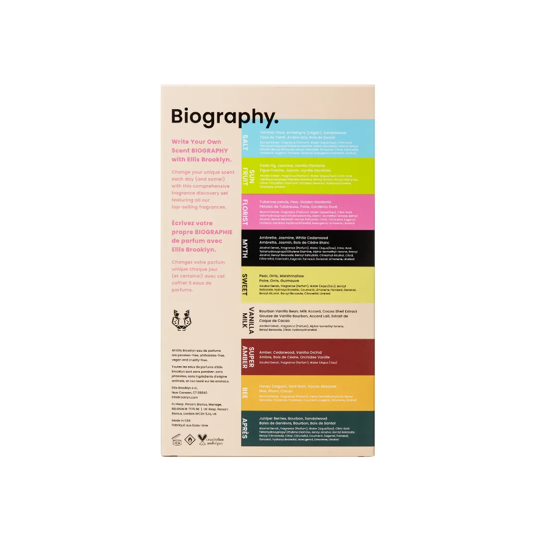 BIOGRAPHY Fragrance Discovery Set Ellis Brooklyn