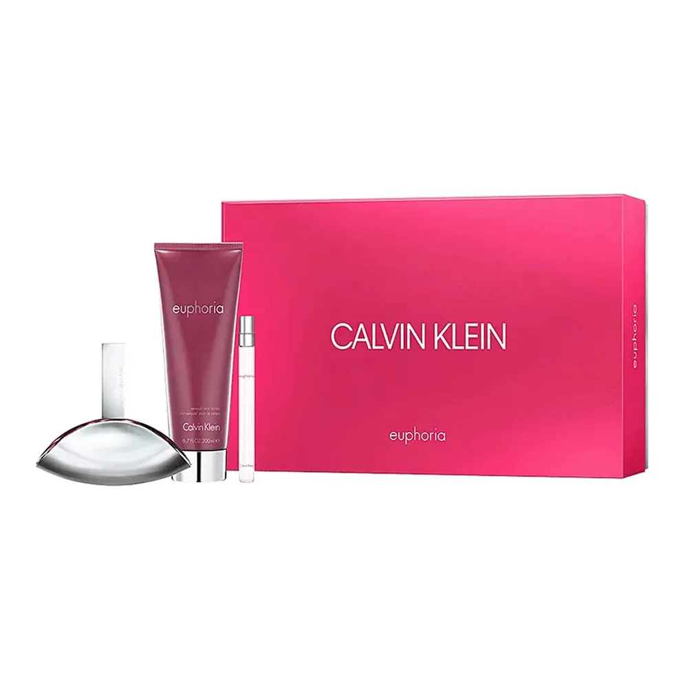 Calvin Klein Euphoria EDP Body Lotion & Travel Set For Women