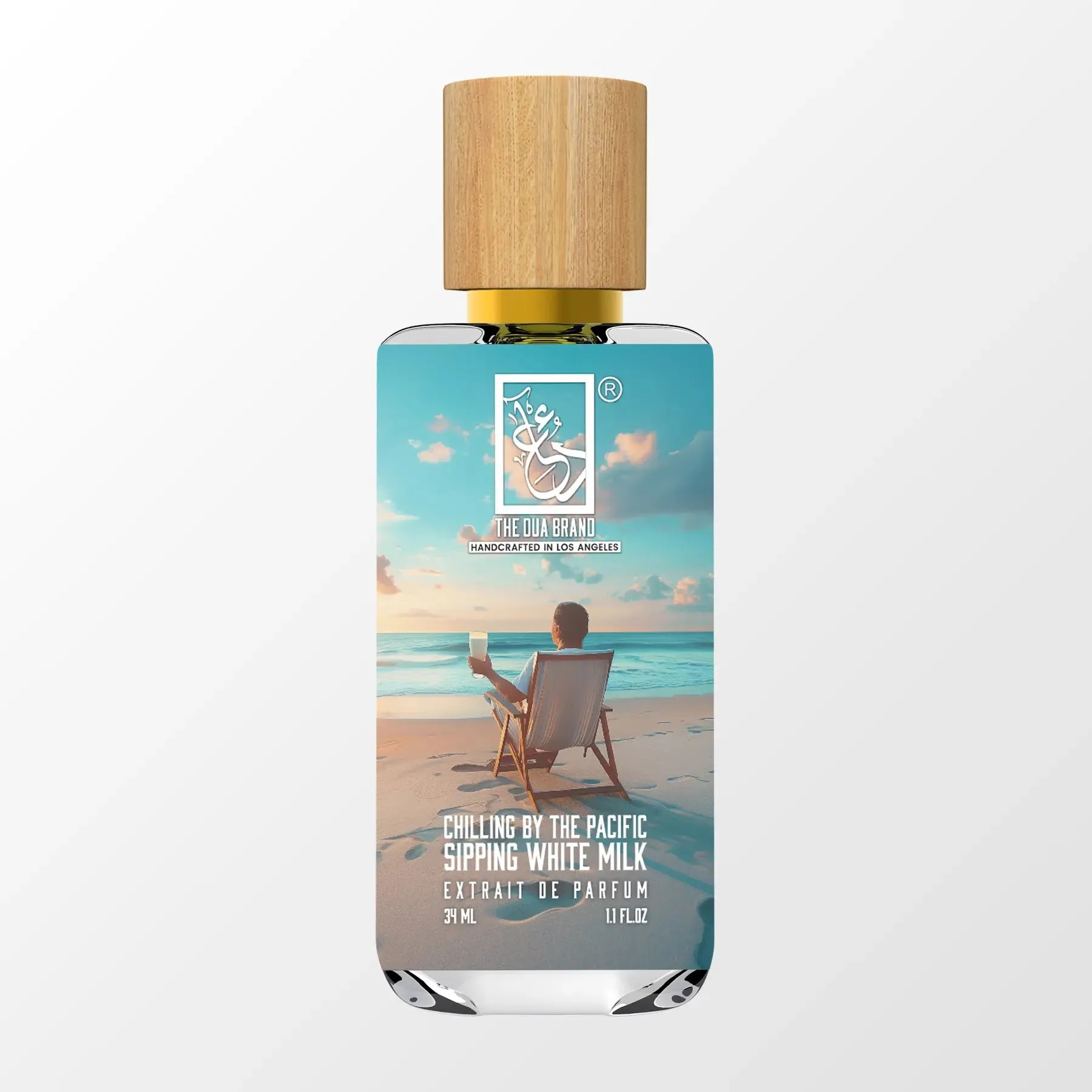 Chilling By The Pacific Sipping White Milk The Dua Brand