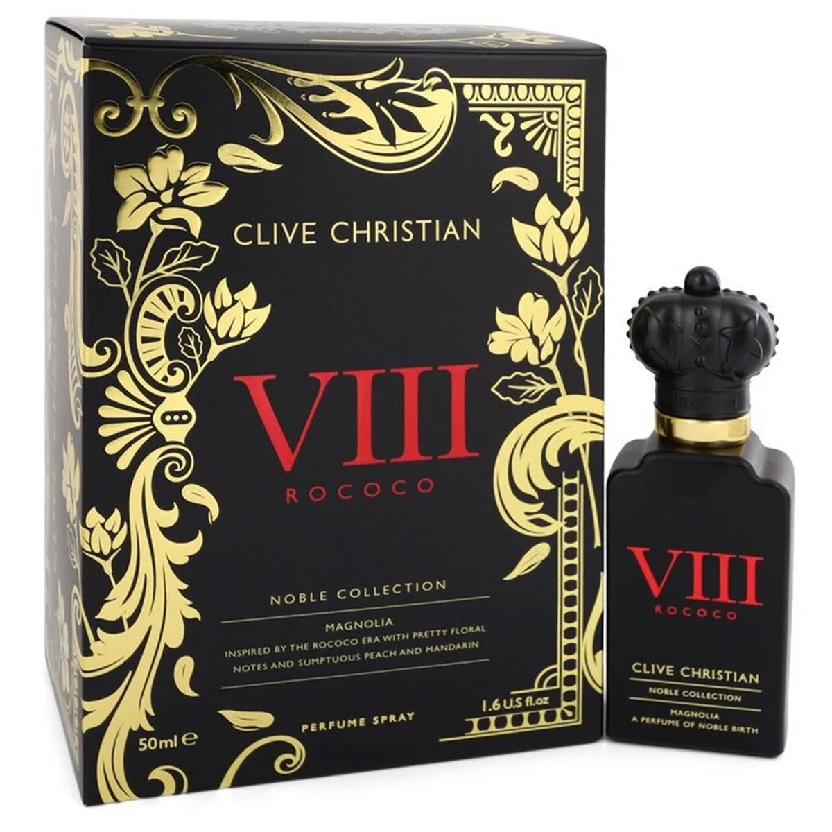 Clive Christian 548771 1.6 oz Perfume Spray for Women - VIII Rococo Magnolia