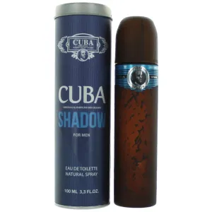 Cuba amcubash34s 3.4 oz Shadow Eau De Toilette Spray for Men