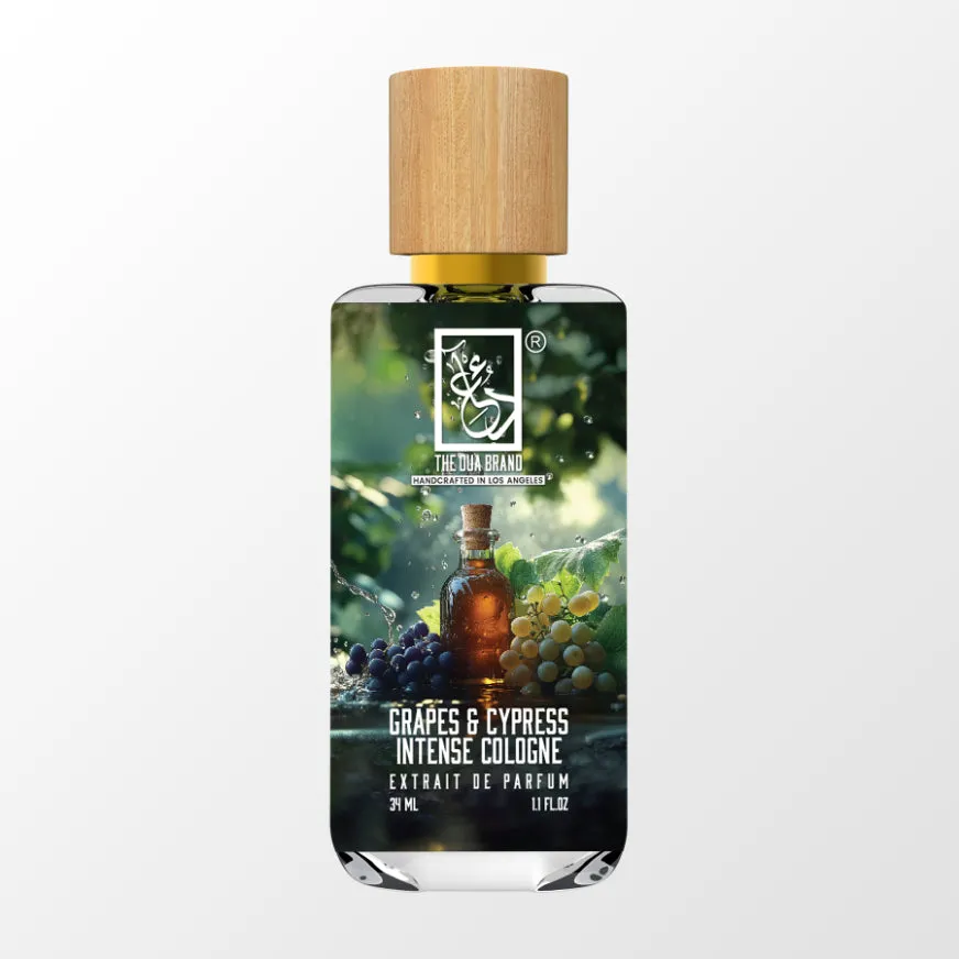 Grapes & Cypress Intense Cologne The Dua Brand