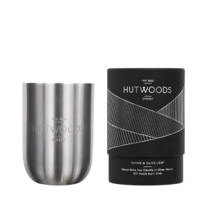 Hutwoods Luxury Candle Thyme & Olive Leaf