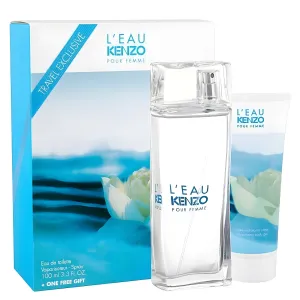 Kenzo L'Eau Kenzo Pour Femme EDT Body Gel Travel Set