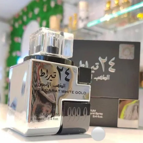 Lattafa 24 Carat White Gold EDP