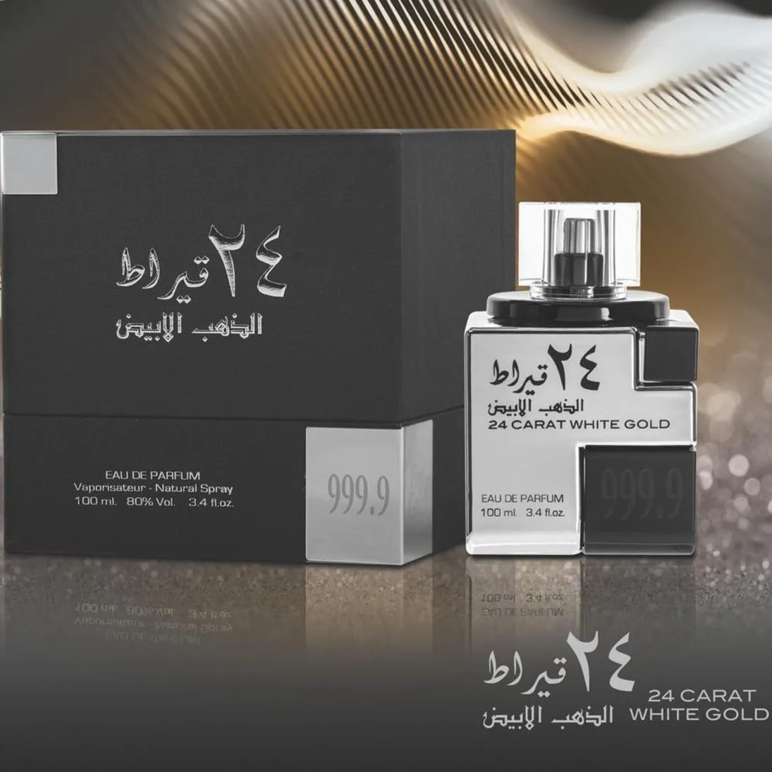 Lattafa 24 Carat White Gold EDP