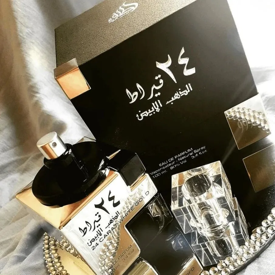 Lattafa 24 Carat White Gold EDP