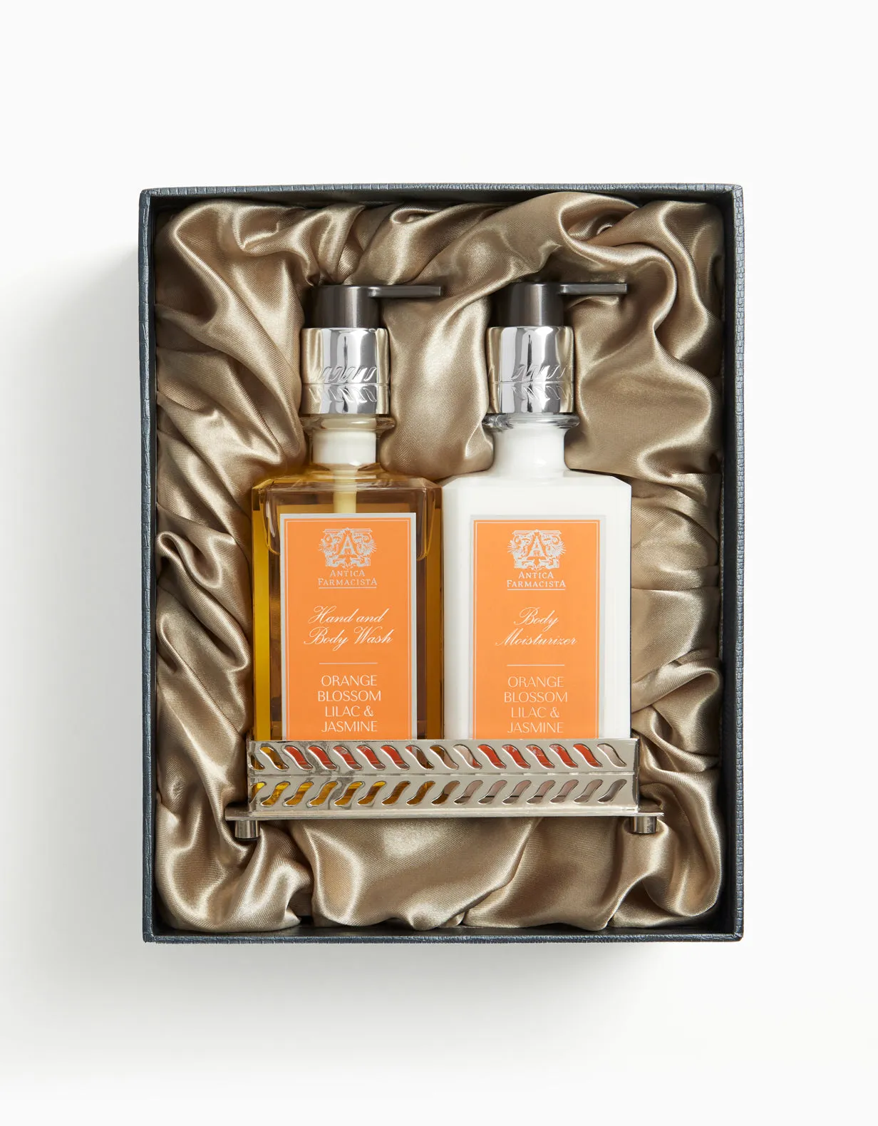 Nickel Bath & Body Gift Set: Orange Blossom, Lilac & Jasmine Antica Farmacista