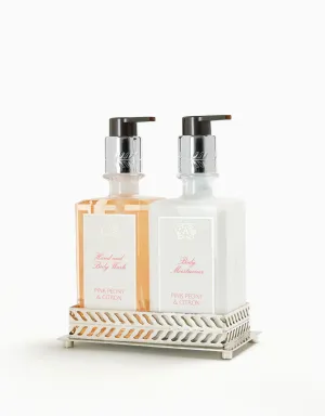 Nickel Bath & Body Gift Set: Pink Peony & Citron Antica Farmacista