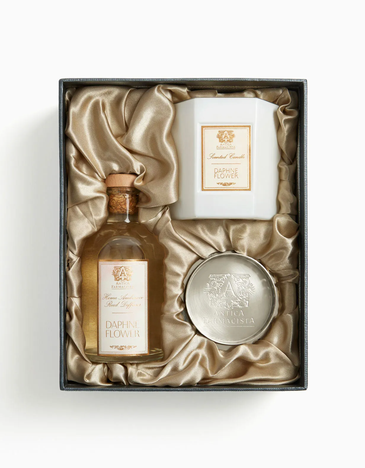Nickel Home Ambiance Gift Set: Daphne Flower Antica Farmacista
