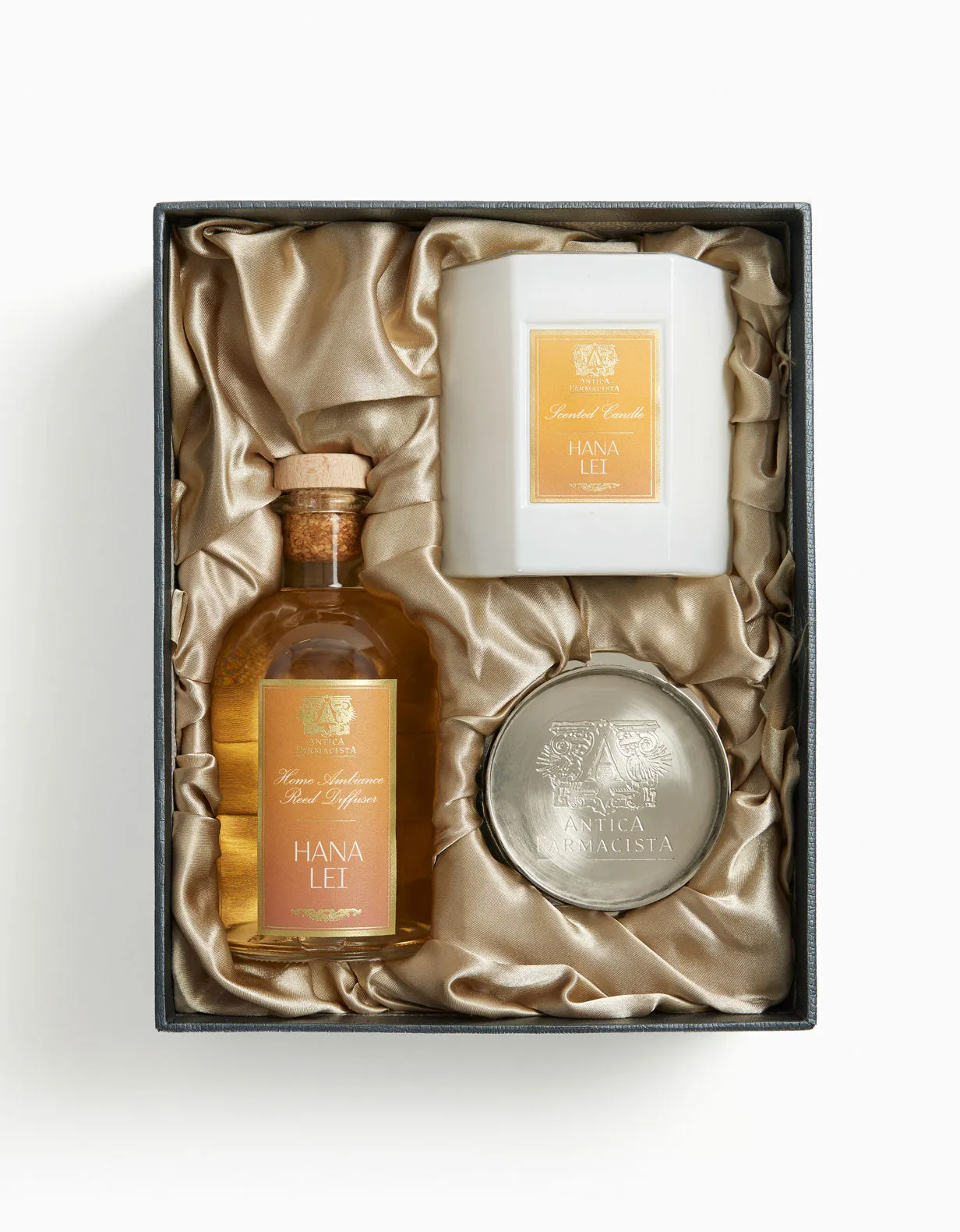 Nickel Home Ambiance Gift Set: Hana Lei Antica Farmacista