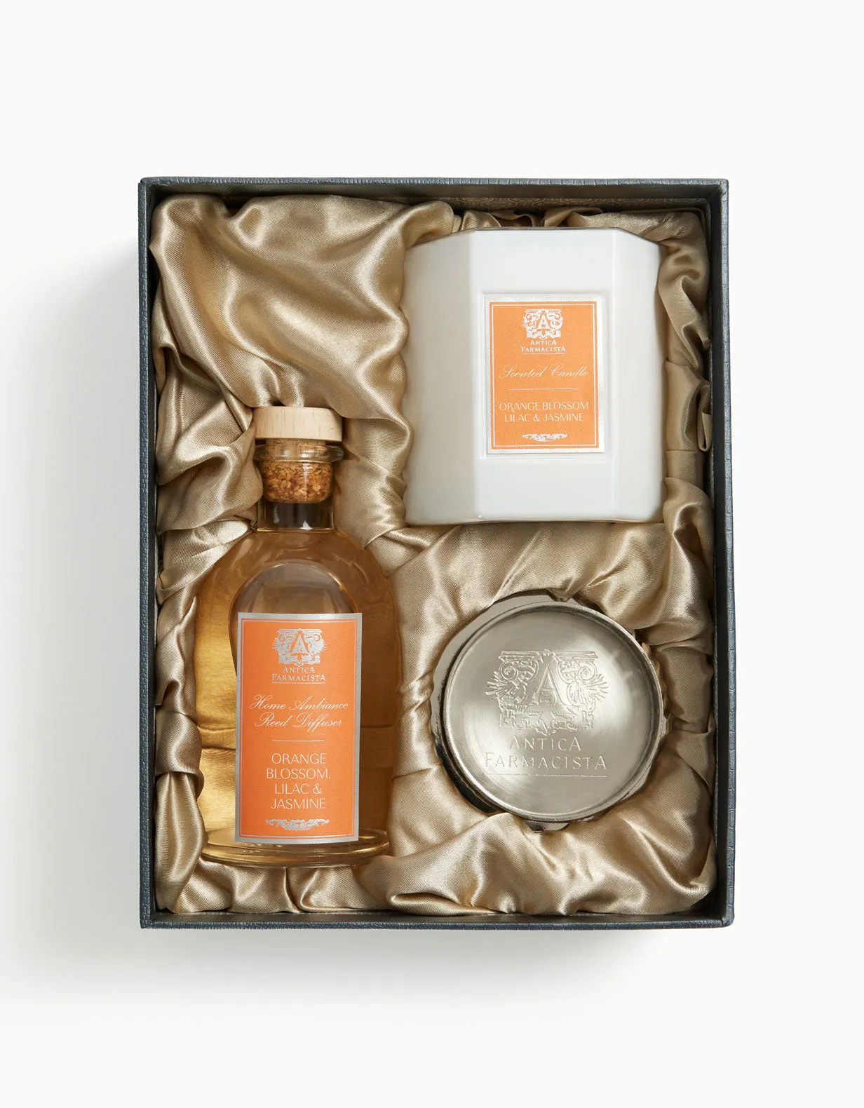 Nickel Home Ambiance Gift Set: Orange Blossom, Lilac & Jasmine Antica Farmacista