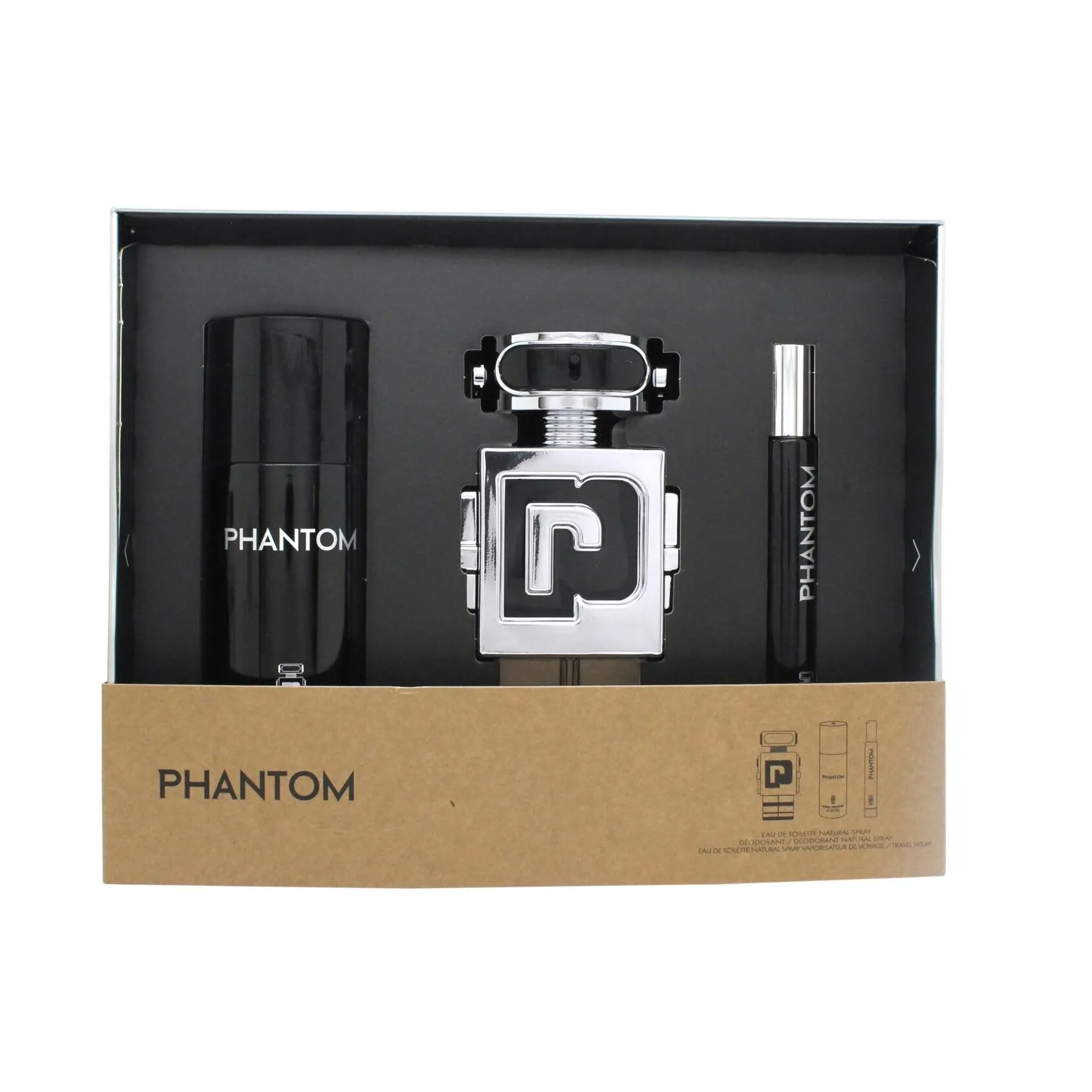 Paco Rabanne Phantom EDT Deodorant Travel Set
