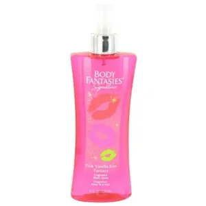 Parfums De Coeur 503324 Body Fantasies Signature Pink Vanilla Kiss Fantasy by Parfums De Coeur Body Spray 8 oz