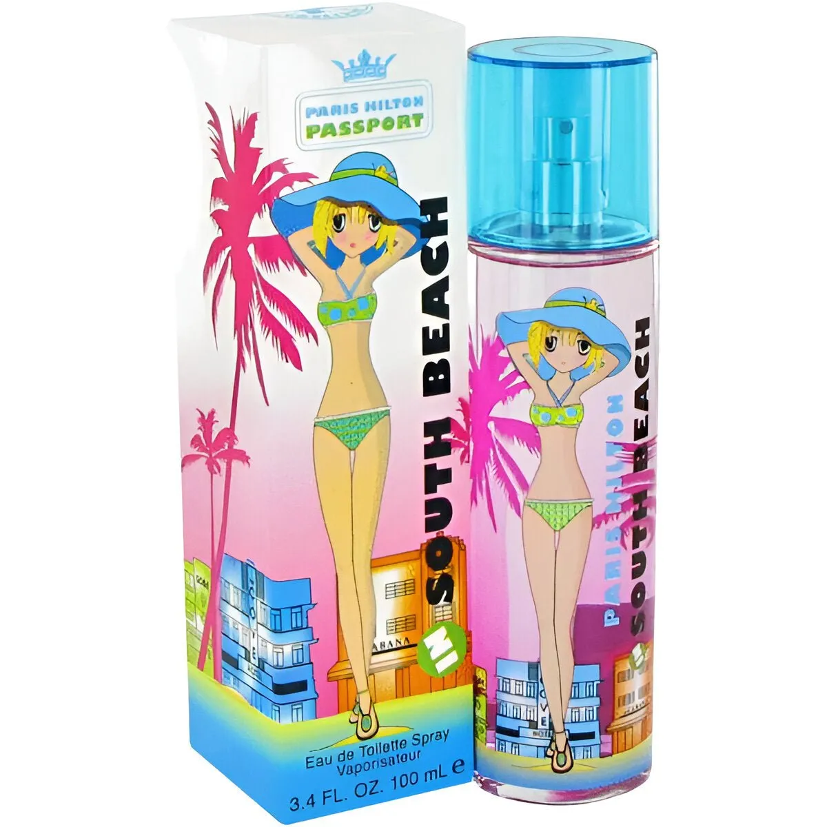 Paris Hilton Passport In South Beach Body Mist