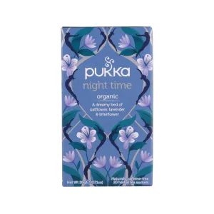PUKKA Night Time - Organic Oat Flower, Lavender & Limeflower Tea Bags  (20g)