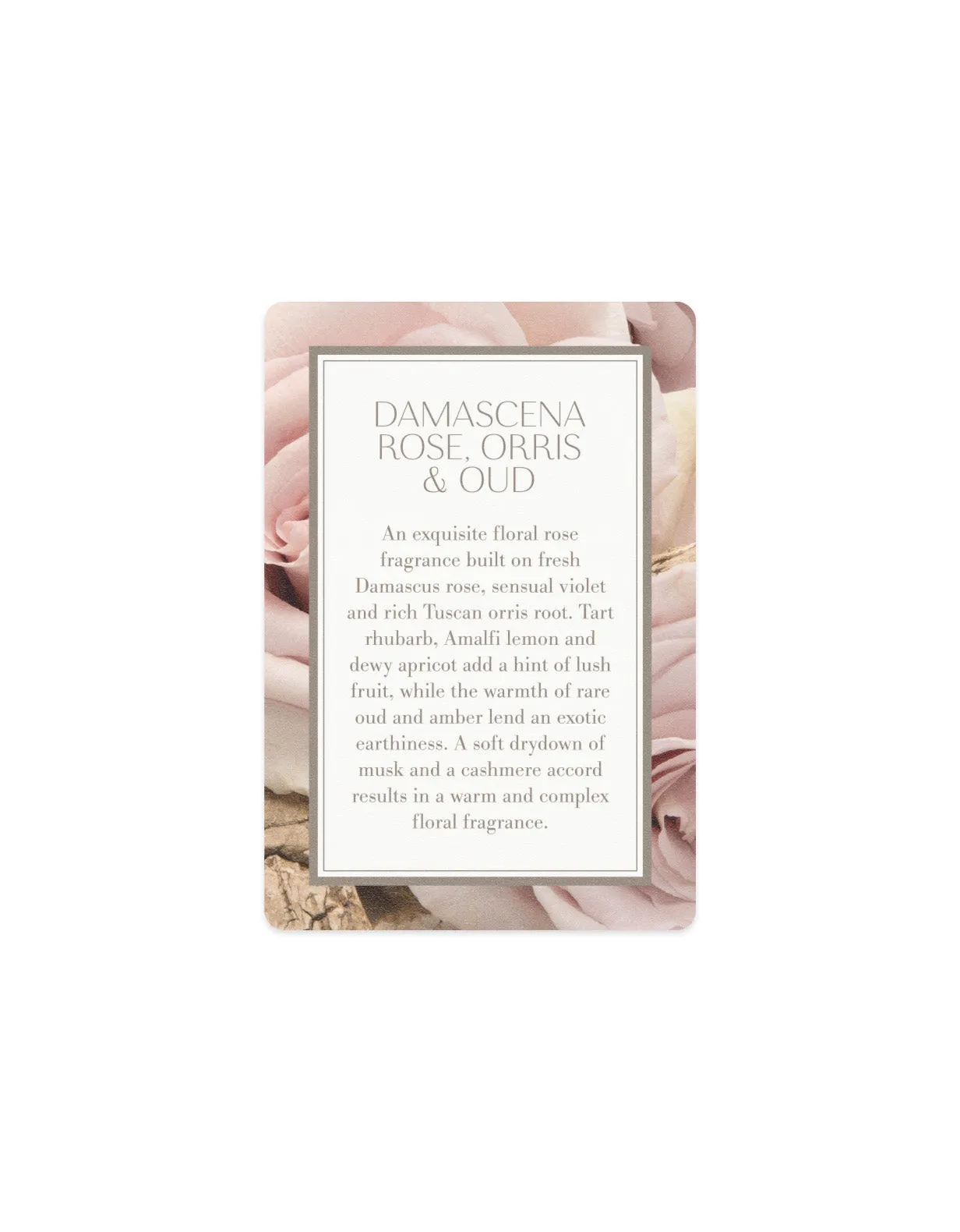Scented Card - Damascena Rose, Orris & Oud Antica Farmacista
