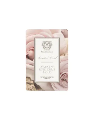 Scented Card - Damascena Rose, Orris & Oud Antica Farmacista