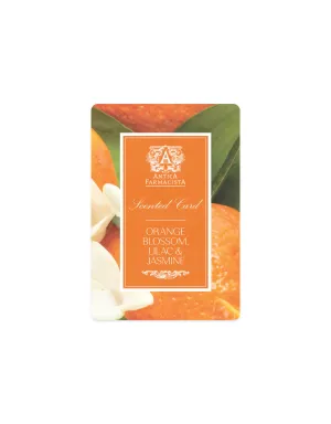 Scented Card - Orange Blossom, Lilac & Jasmine Antica Farmacista