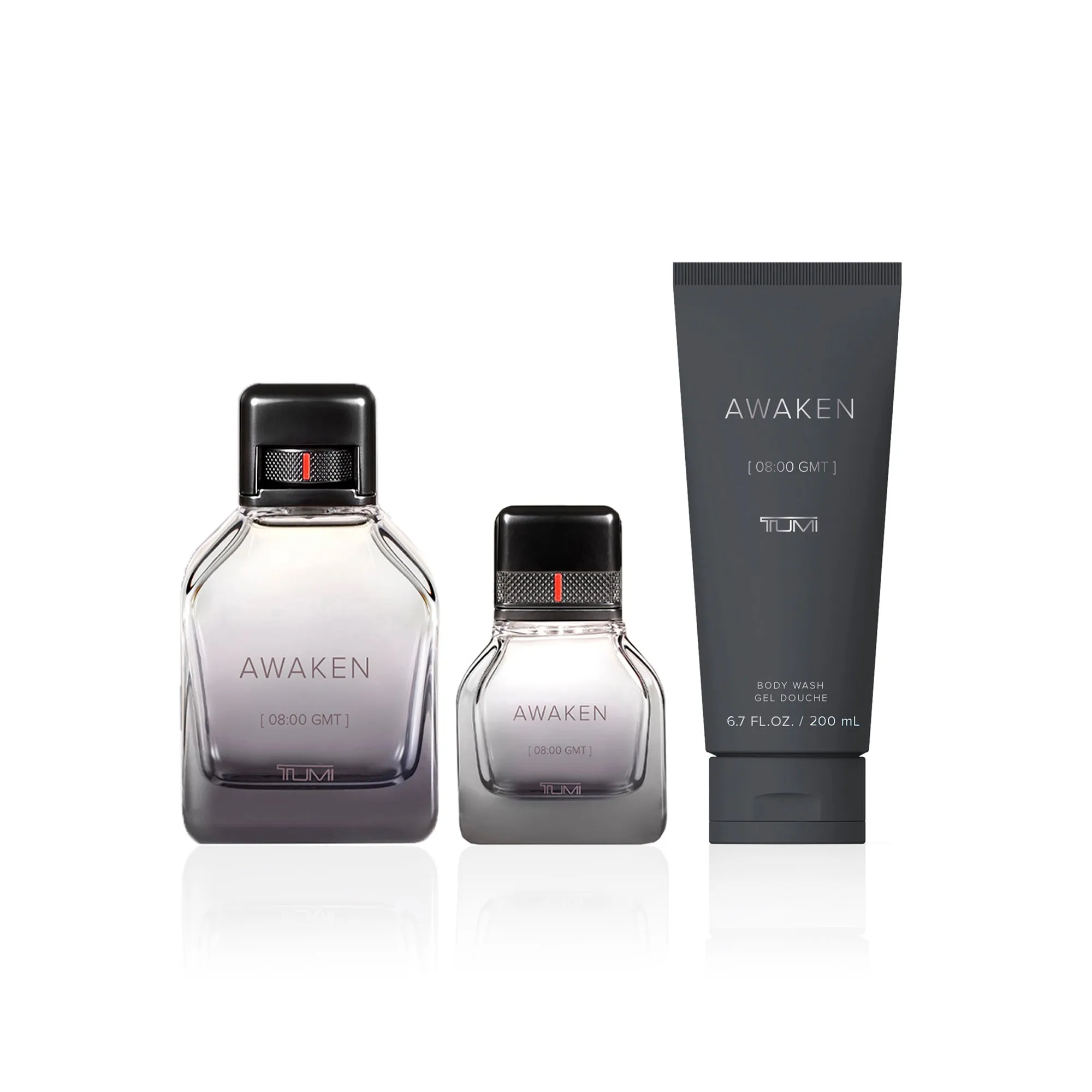 TUMI AWAKEN [08:00 GMT] Gift Set- 100ml EDP   30ml EDP   200ml Body Wash