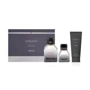 TUMI AWAKEN [08:00 GMT] Gift Set- 100ml EDP   30ml EDP   200ml Body Wash