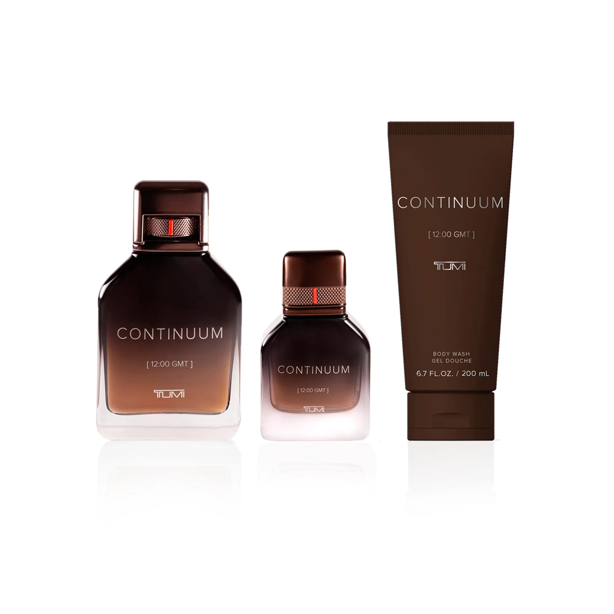 TUMI CONTINUUM [12:00 GMT] Gift Set - 100ml EDP   30ml EDP   200ml Body Wash